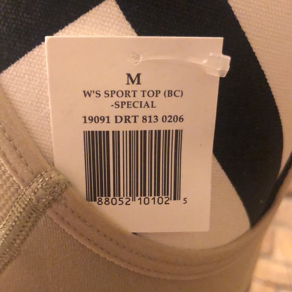 Patagonia Capilene‎ Desert Tan Sport Bra 🆕 - Picture 10 of 12